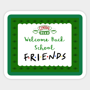 Welcome back students Sticker